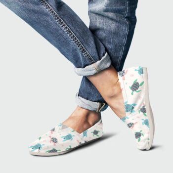 Slip-On Turtle Shoes | Custom Canvas Sneakers For Kids & Adults