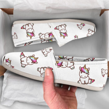 Slip-On Unicorn Shoes | Custom Canvas Sneakers For Kids & Adults
