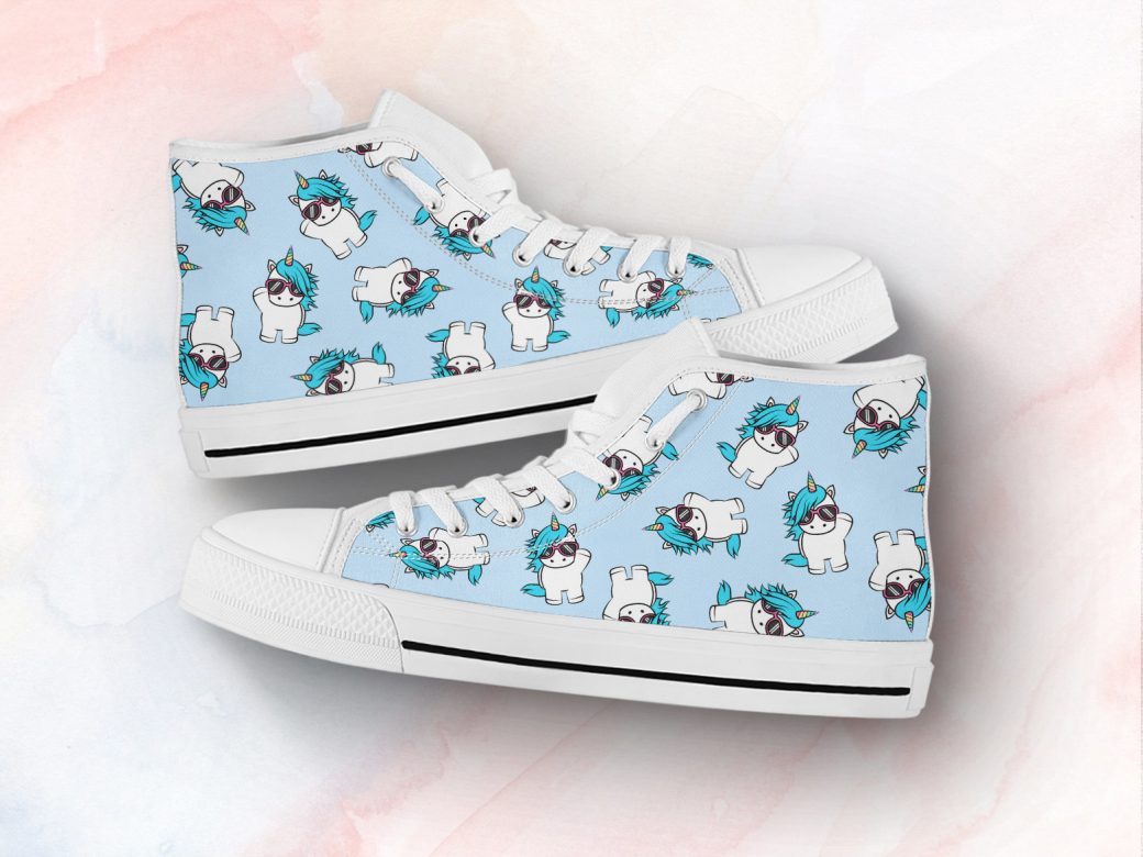 Unicorn Lover Shoes | Custom High Top Sneakers For Kids & Adults