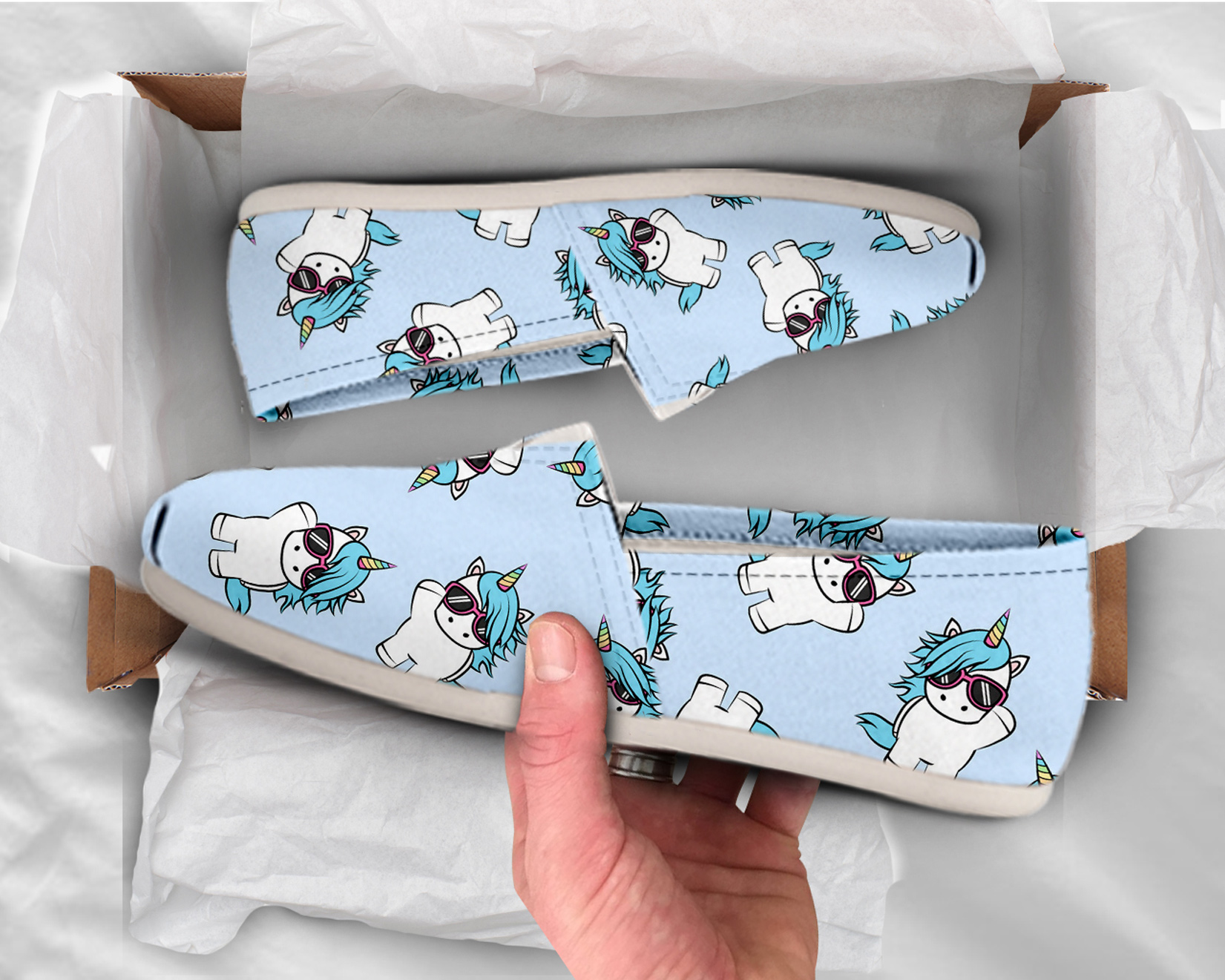 Casual Unicorn Shoes | Custom Canvas Sneakers For Kids & Adults