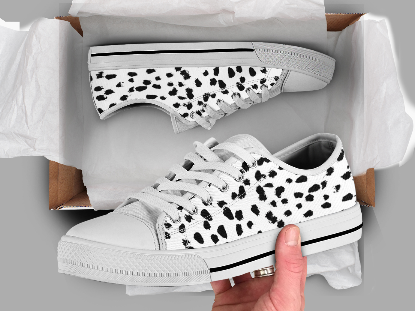 Dalmatian Print Shoes | Custom Canvas 