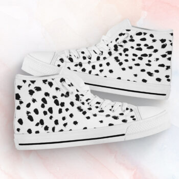 Dalmatian Dog Shoes | Custom High Top Sneakers For Kids & Adults