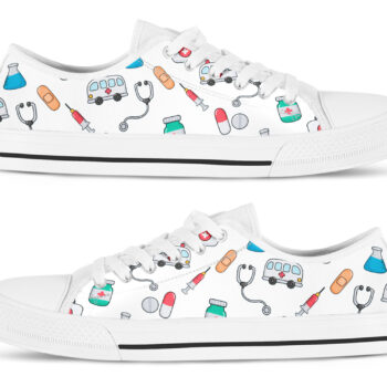 Cute Nursing Shoes | Custom Low Top Sneakers For Kids & Adults