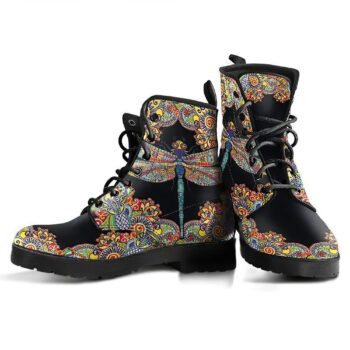 Dragonfly Henna 5 Handcrafted Boots