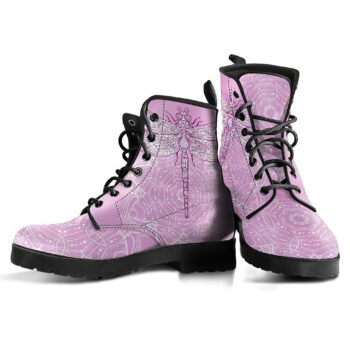 Dragonfly Mandala 3 Handcrafted Boots