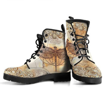 Dragonfly Paisley Handcrafted Boots