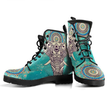 Elephant Mandala Handcrafted Boots 2