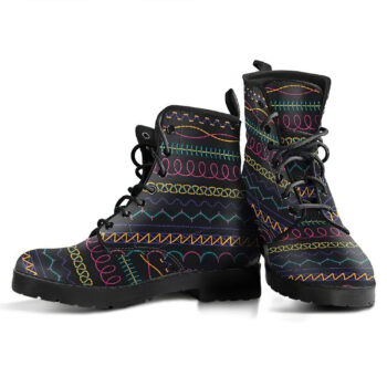 Embroidery Stitches Handcrafted Boots