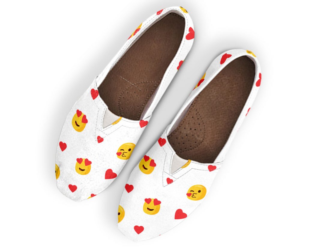Slip-On Emoji Shoes | Custom Canvas Sneakers For Kids & Adults