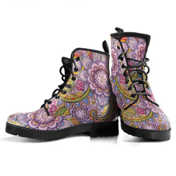 Floral Mandala 2 Handcrafted Boots