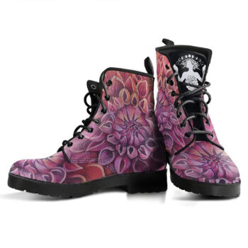 Flower Womens Leather Boots