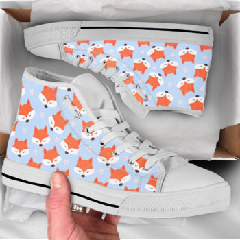 Fox Lover Shoes | Custom High Top Sneakers For Kids & Adults