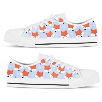 Foxy Girl Shoes | Custom Low Tops Sneakers For Kids & Adults