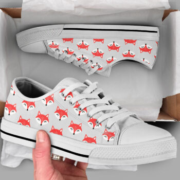 Fox Shoes | Custom Low Tops Sneakers For Kids & Adults
