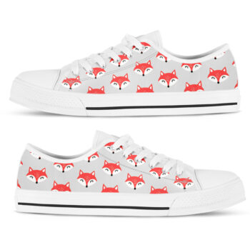 Fox Shoes | Custom Low Tops Sneakers For Kids & Adults