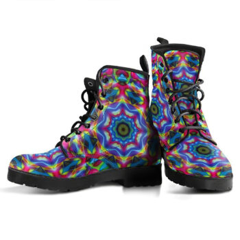 Fractal Mandala 2 Handcrafted Boots