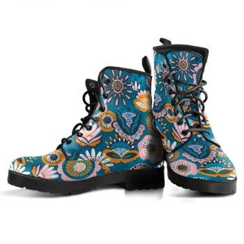 Fresh Paisley Flowers Handcrafted Boots