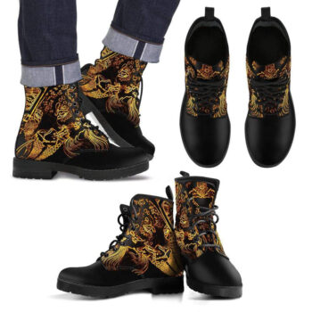 Gold Tigris Boots Mens Leather Boots