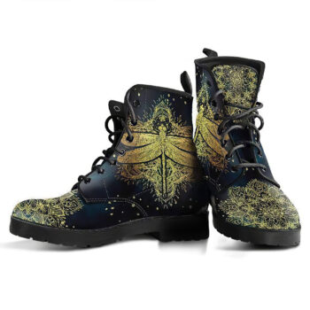 Golden Dragonfly Handcrafted Boots