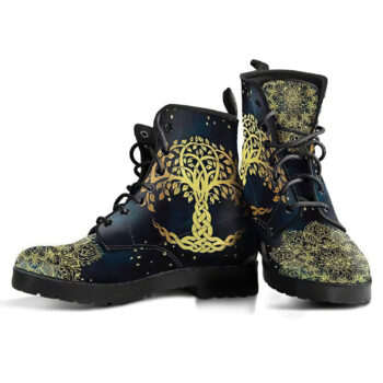 Golden Tree Of Life Handcrafted Boots