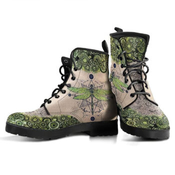 Green Dragonfly Handcrafted Boots