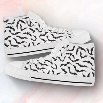 Halloween Bat Shoes | Custom High Top Sneakers For Kids & Adults