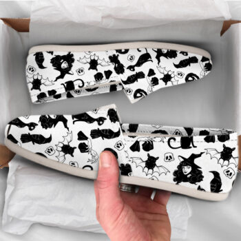 Spooky Witch Shoes | Custom Canvas Sneakers For Kids & Adults