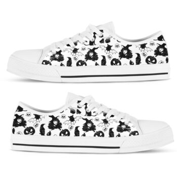 Witch Print Shoes | Custom Low Tops Sneakers For Kids & Adults