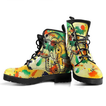 Hamsa Elephant Handcrafted Boots