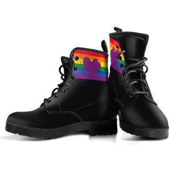 Heart Pride Vegan Womens Boots