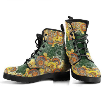 Henna Floral Handcrafted Boots