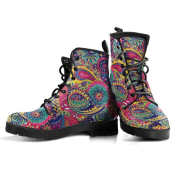 Henna Paisley Handcrafted Boots