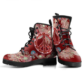 Henna Peace Handcrafted Boots