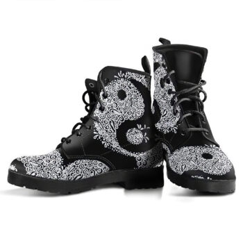 Henna Yin Yang V2 Handcrafted Boots
