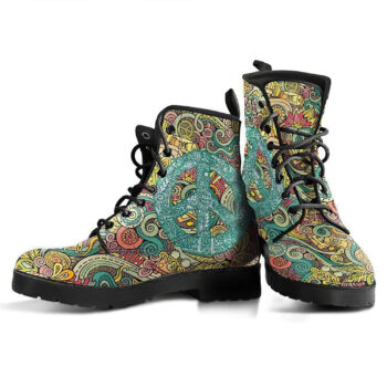 Hippie Peace Womens Leather Boots 1