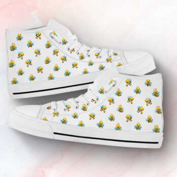 Honey Bee Shoes | Custom High Top Sneakers For Kids & Adults