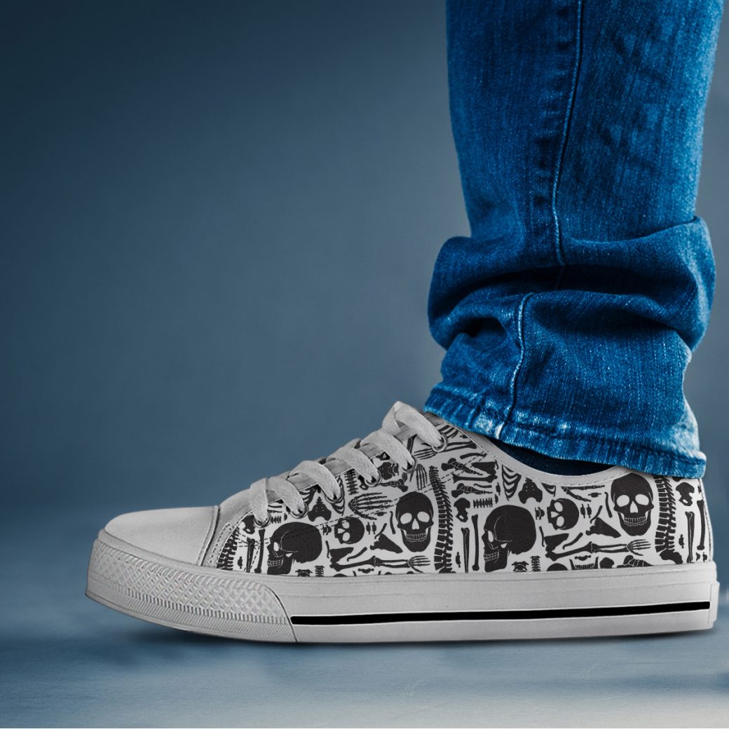 Human Anatomy Shoes | Custom Low Tops Sneakers For Kids & Adults