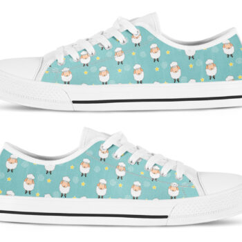 Sheep Printed Shoes | Custom Low Tops Sneakers For Kids & Adults