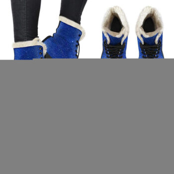 In Space Faux Fur Boots