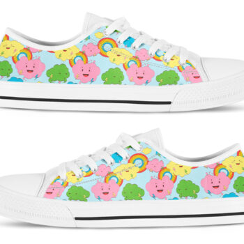 Kawaii Clouds Shoes | Custom Low Top Sneakers For Kids & Adults