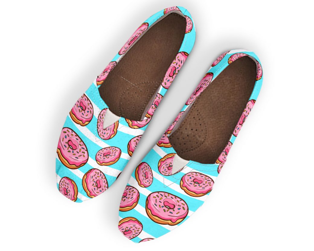 Slip On Donut Shoes | Custom Canvas Sneakers For Kids & Adults
