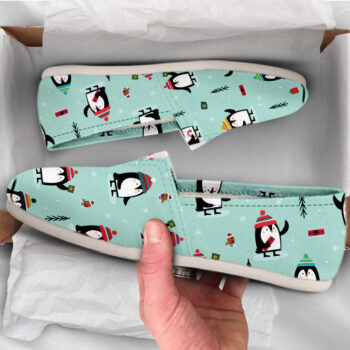 Penguin Casual Shoes | Custom Canvas Sneakers For Kids & Adults