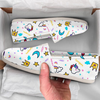 Custom Unicorn Shoes | Custom Canvas Sneakers For Kids & Adults