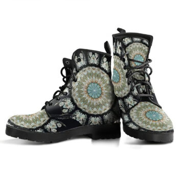 Mandala 3 Handcrafted Boots 1