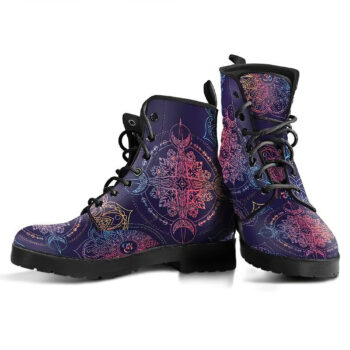 Mandala Compass V2 Handcrafted Boots
