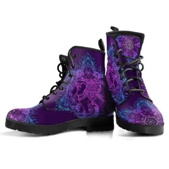 Mandala Elephant Handcrafted Boots 3