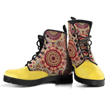 Mandala Ornaments Handcrafted Boots