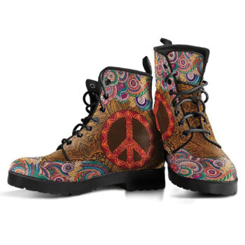 Mandala Peace 5 Handcrafted Boots
