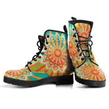Mandala Womens Leather Boots 3