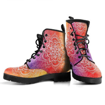 Mandala Womens Leather Boots 4